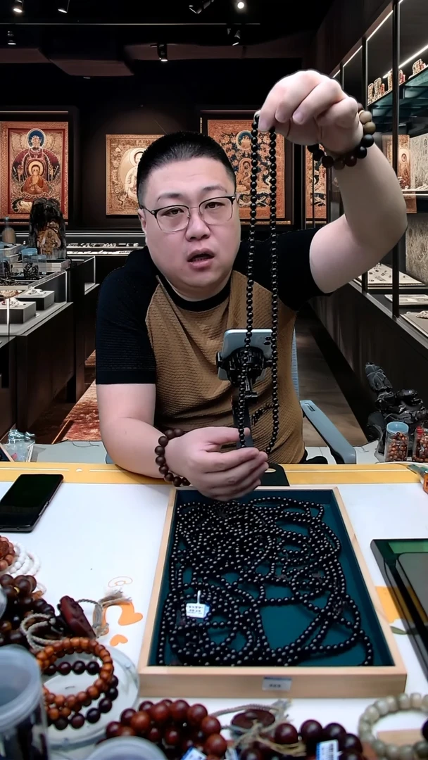 风车木（黑檀木）手串/手链黑檀0.8