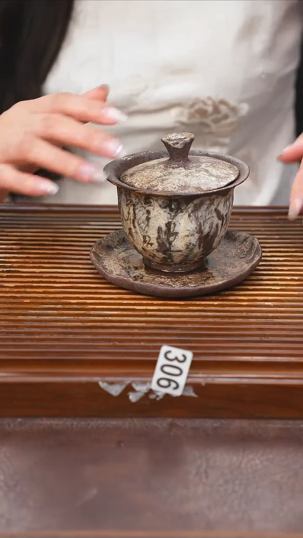 万古烧粗陶手工茶具