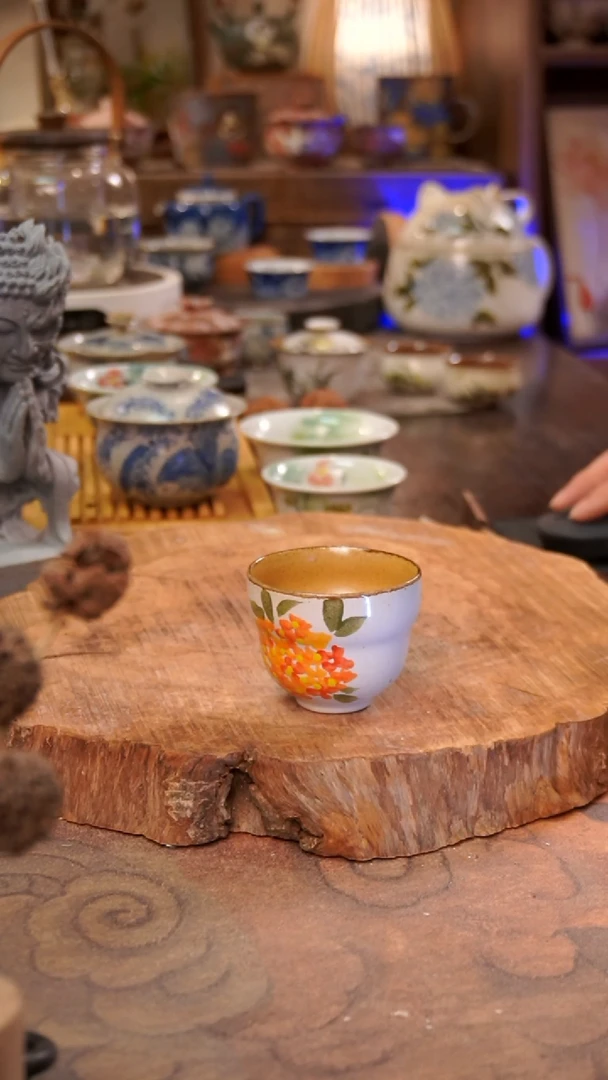 杯子红手工手绘手工手绘