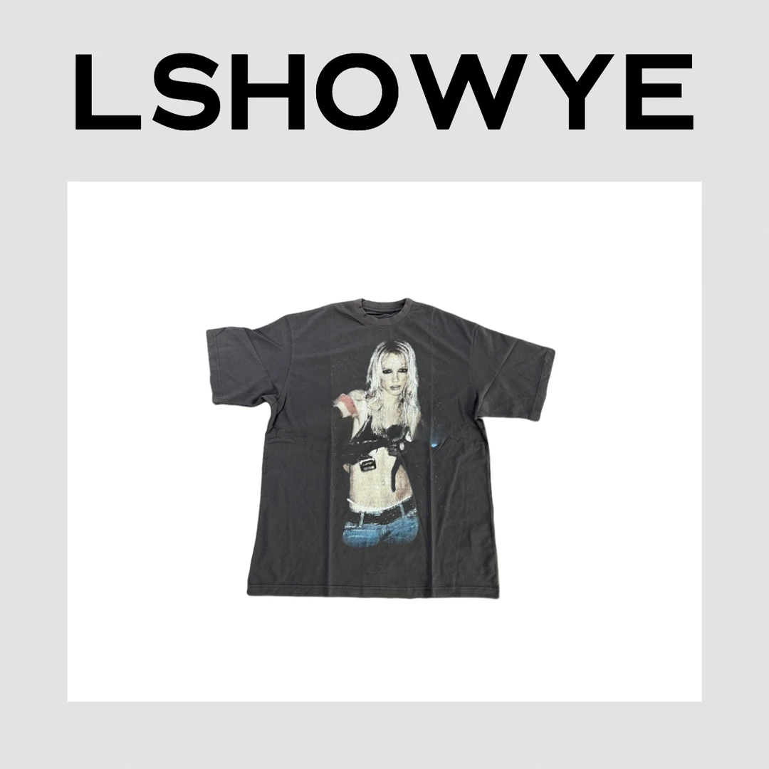 LSHOWYE｜时尚明星印花短袖 709059