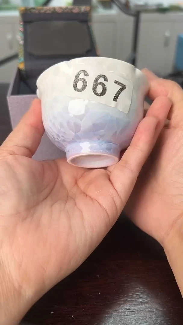龙泉云间青瓷小米茶器