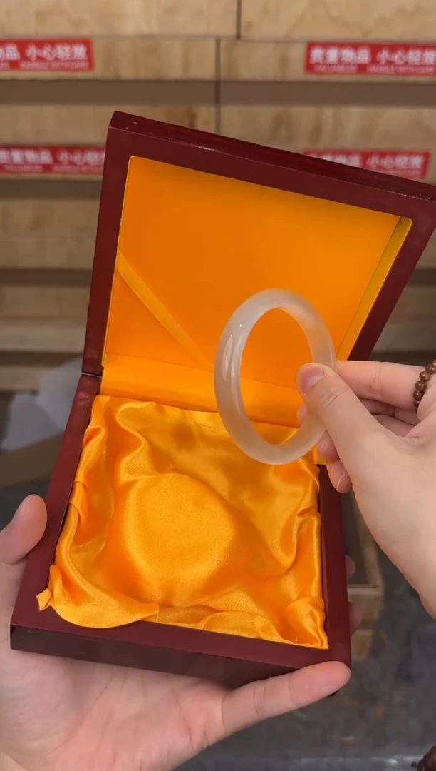 慈木器文玩阁白玉镯链接@@ys1718