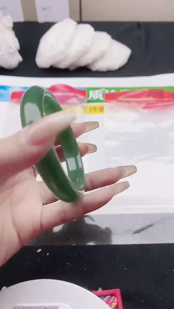 未镶嵌手镯石英质玉圈口57