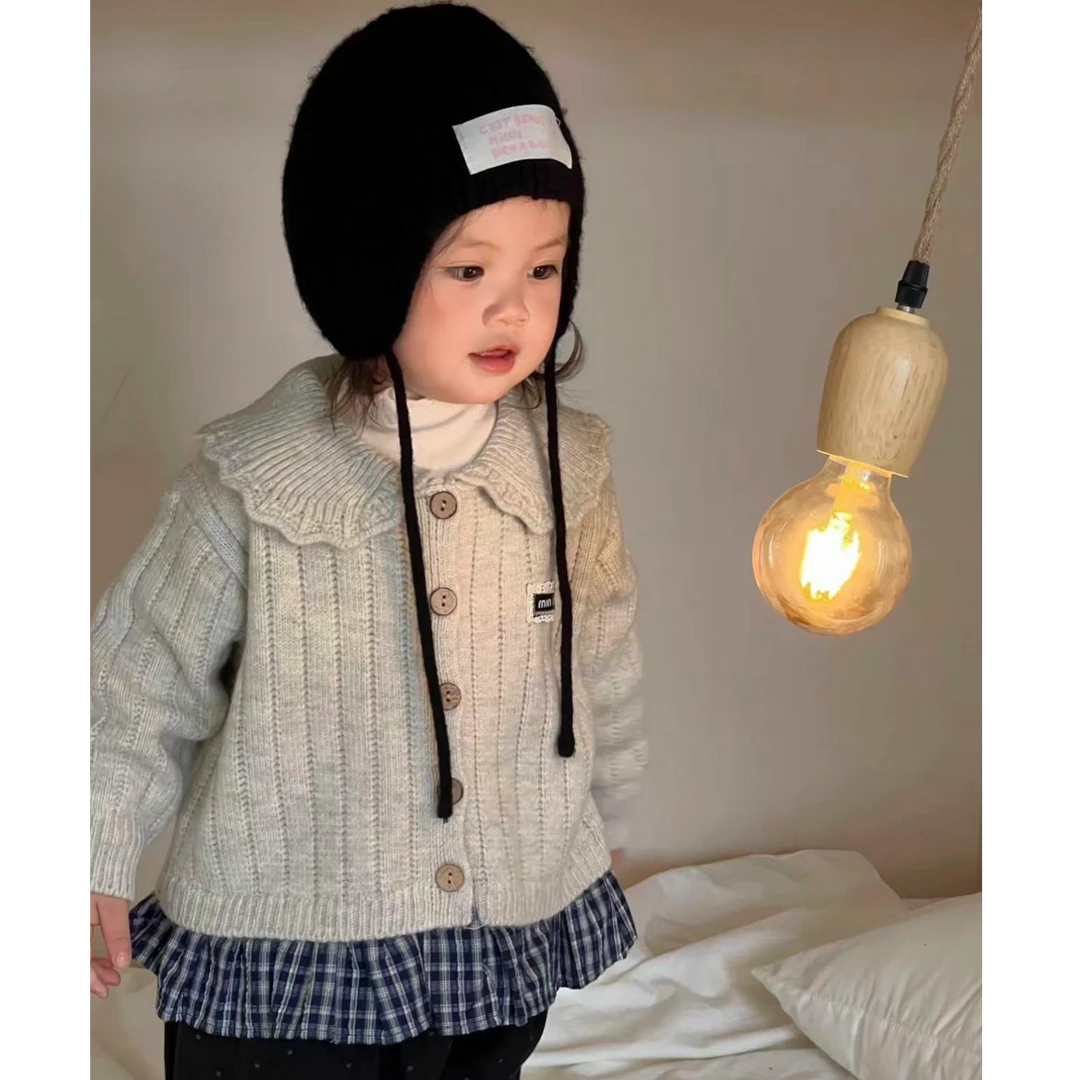 2025秋季新款女童洋气针织衫