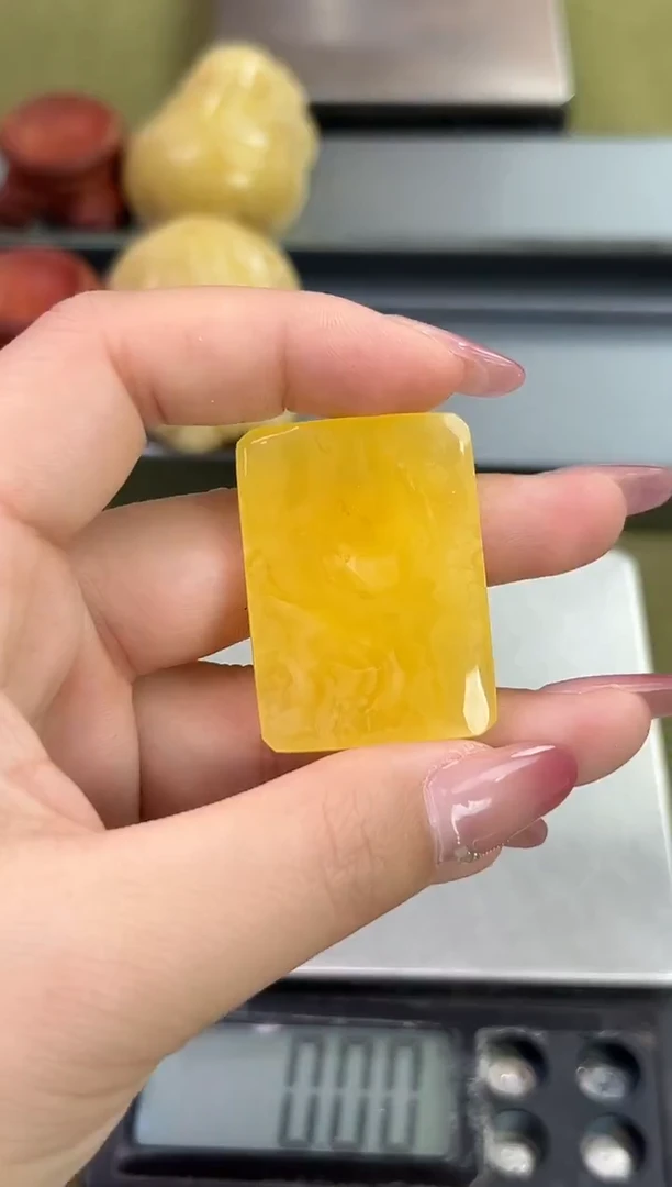 裸石琥珀未镶嵌天然琥珀蜜蜡吊坠