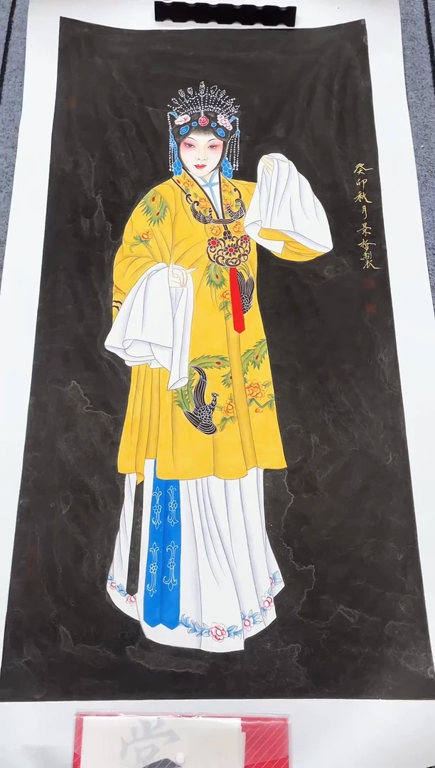 精品国画人物作品