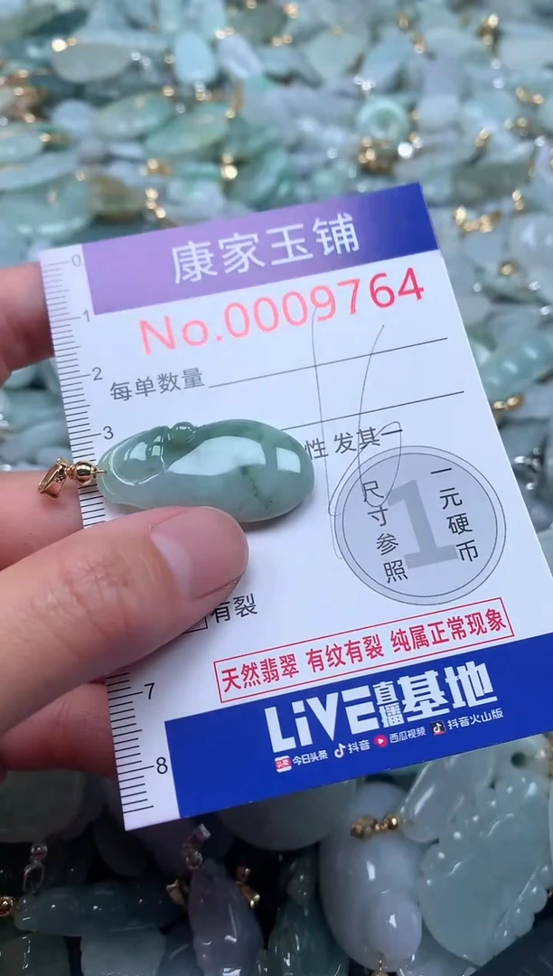 【闪购商品】翡翠吊坠(不含链)未镶嵌9764