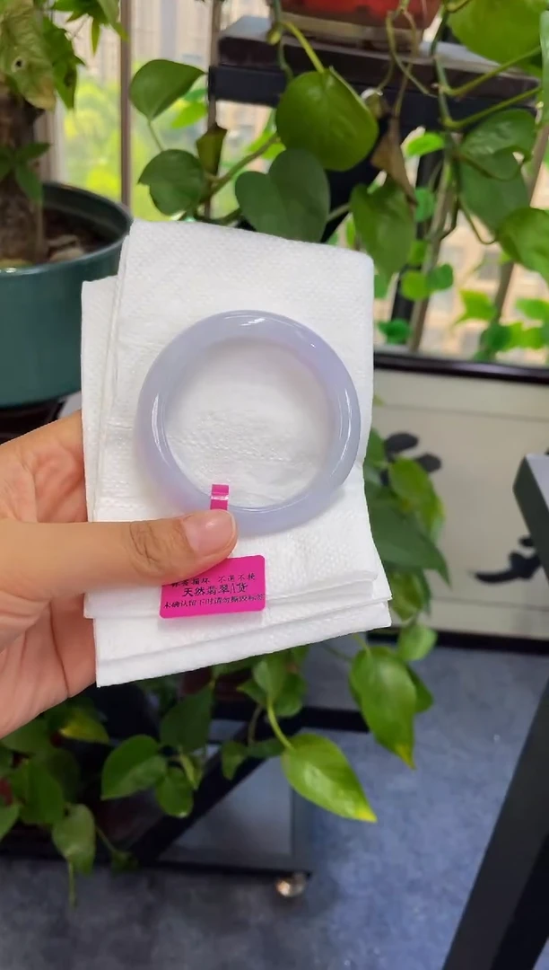 翡翠手镯未镶嵌502手镯52.4