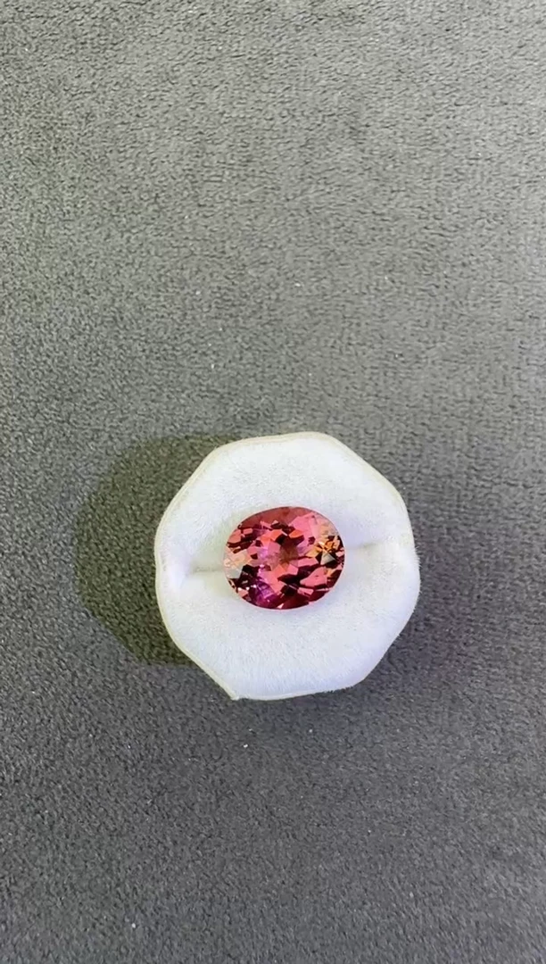 未镶嵌珠宝半成品碧玺4.65ct