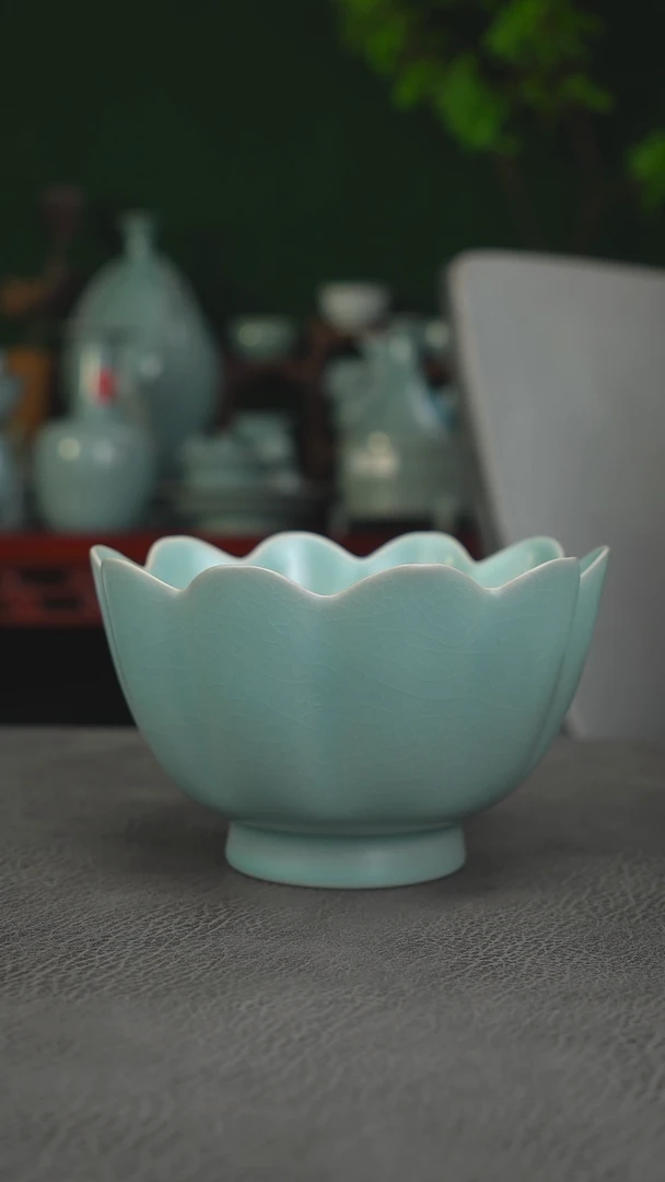 仿古件  23号莲花温碗16.5一级品-二
