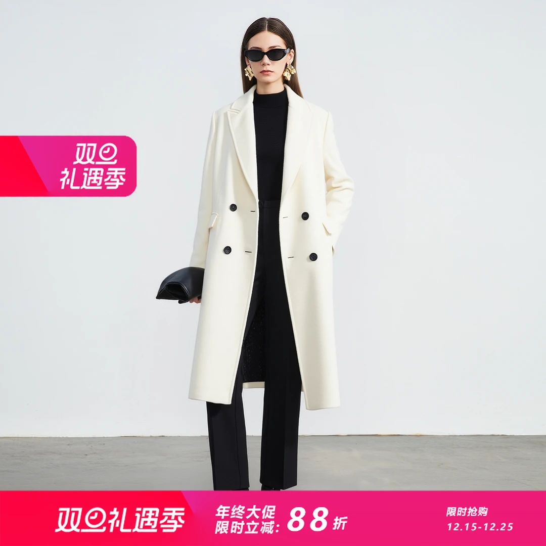 姚领yaoly女装专柜正品新款毛呢外套大衣861045151