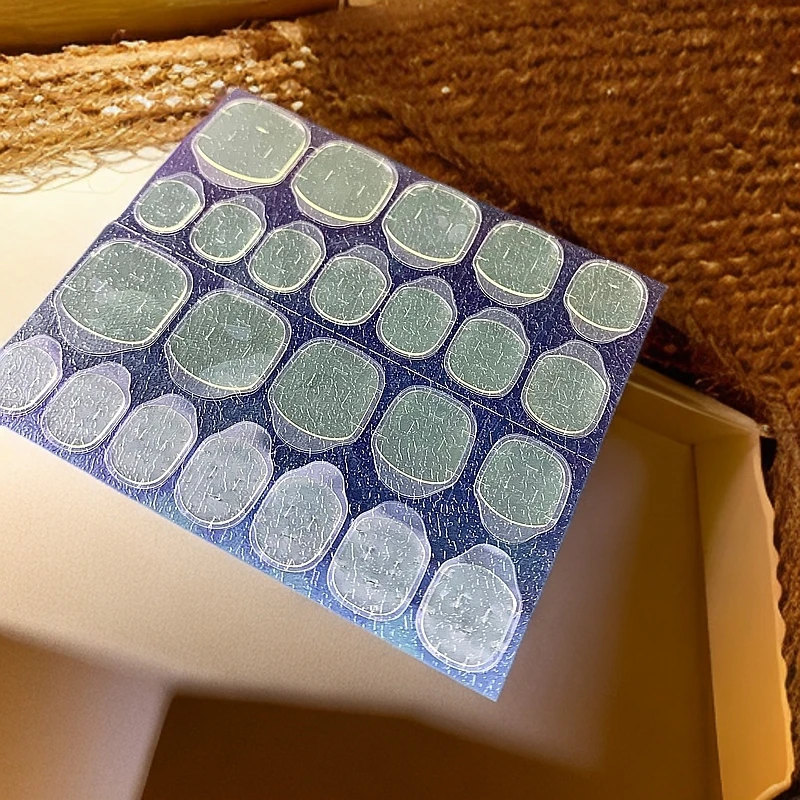 超粘美甲果冻胶穿戴甲防水神器紧致超薄双面胶透明指甲贴片轻净颜