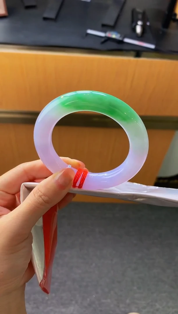 未镶嵌手镯翡翠-C72 圈口54.8 全款22万 定金2万