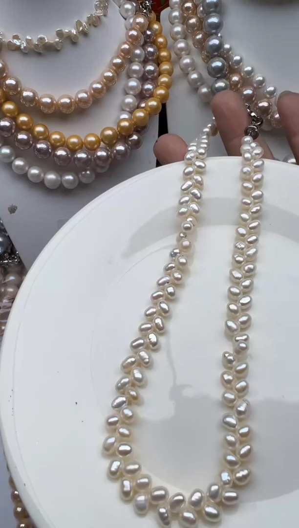 淡水珍珠未镶嵌颈饰1