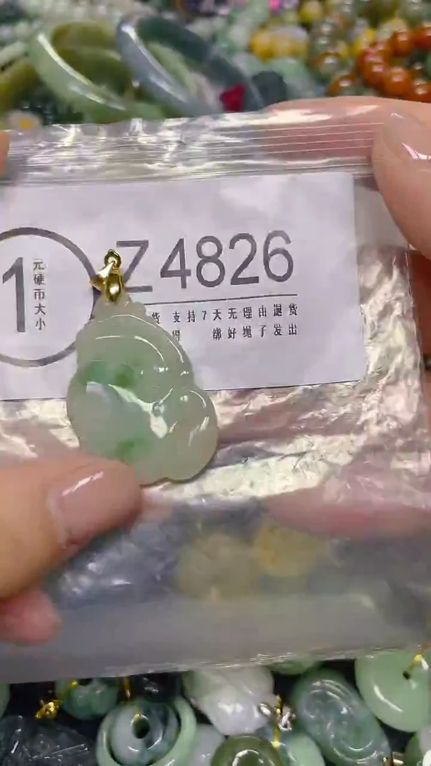 颈饰未镶嵌翡翠/ Z /翡翠A货，一件也是批发价