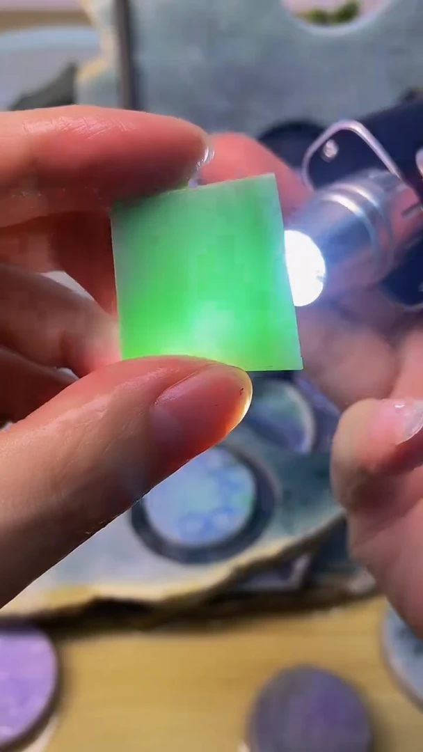 翡翠裸石天然A货缅甸翡翠高品质边角料160