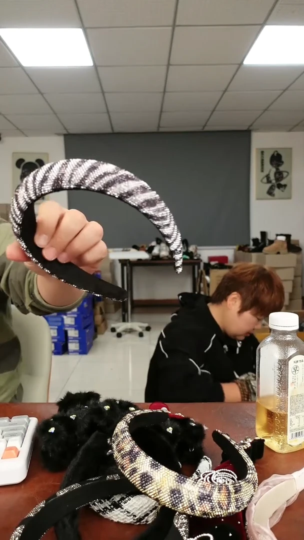 非金属布艺满钻 发箍