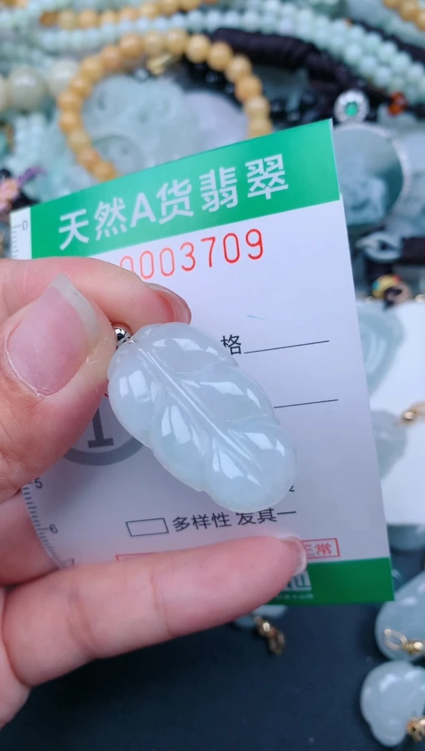 翡翠未镶嵌颈饰.0003709