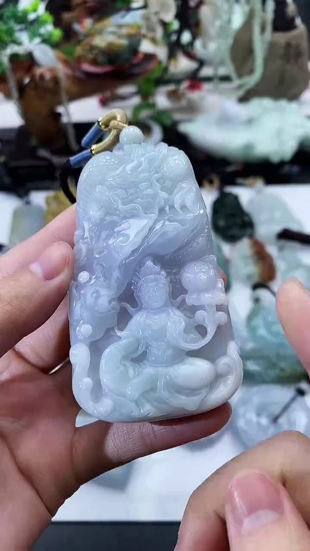 颈饰未镶嵌翡翠天然缅甸A货翡翠