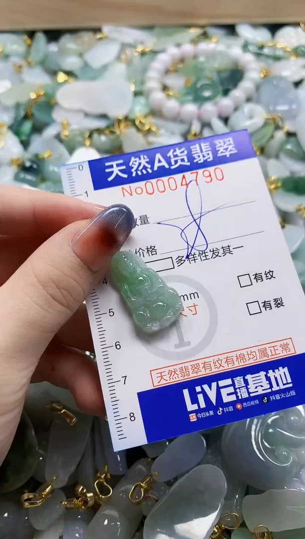 颈饰未镶嵌翡翠天然A货翡翠