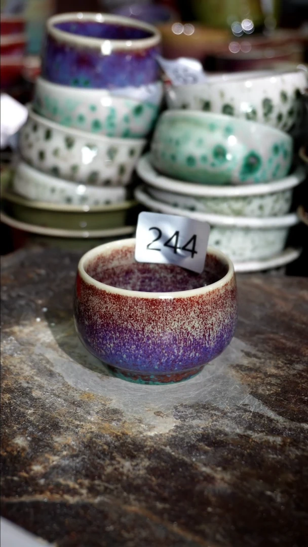 摆件精品窑变钧瓷茶器