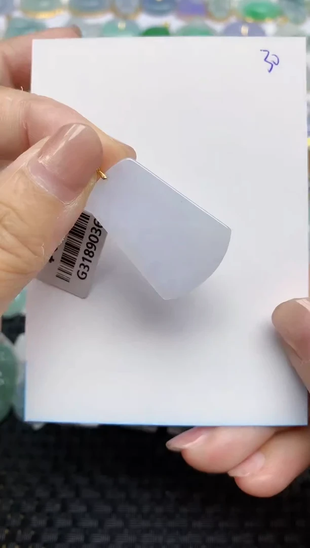【闪购商品】翡翠颈饰18K金镶嵌天然A货翡翠 30