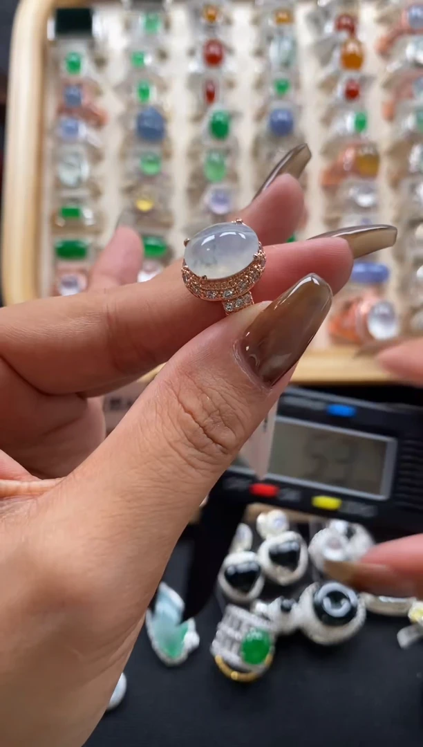 未镶嵌翡翠耳饰缅甸天然a货翡翠