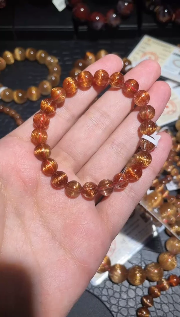 【闪购商品】水晶手链未镶嵌发晶单圈A8.5（多样性发其一）