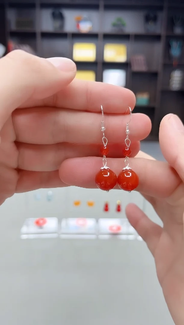 未镶嵌耳饰玛瑙/玉髓409000