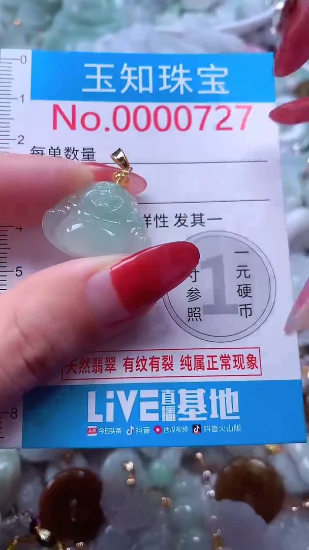 吊坠(不含链)未镶嵌翡翠727