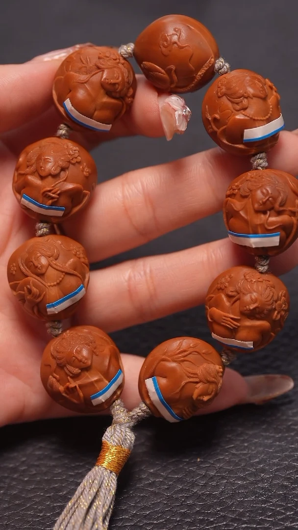 手串橄榄核2.1/铁核秦淮八艳