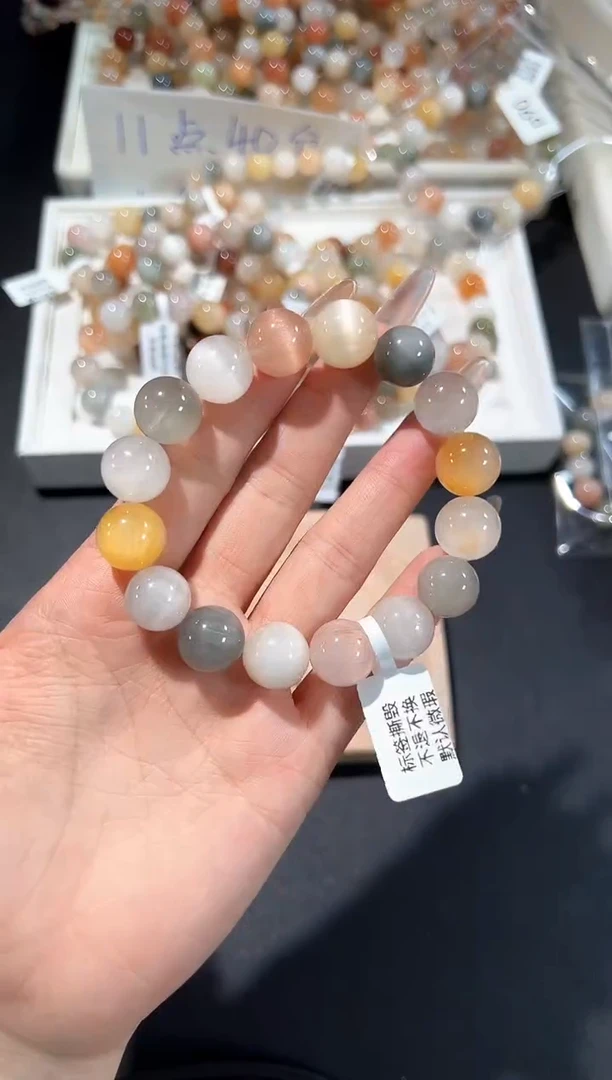 未镶嵌手串水晶94p多样性发其一【1条】默认微瑕13mm