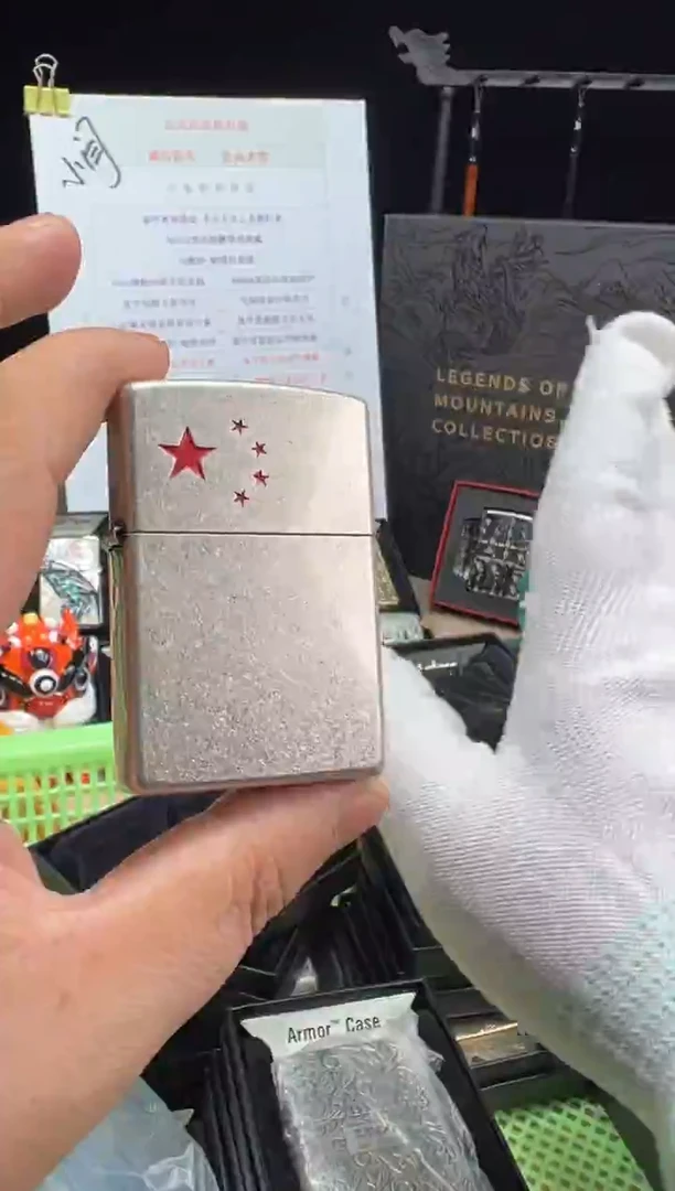 铜ZIPPO古银五星