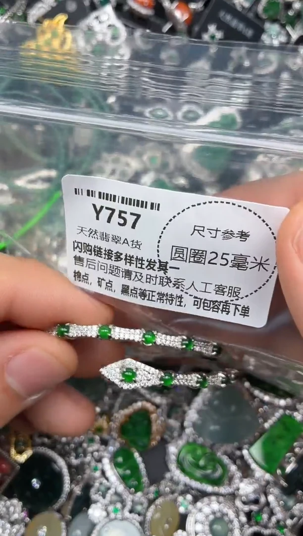 颈饰未镶嵌翡翠Y757手镯