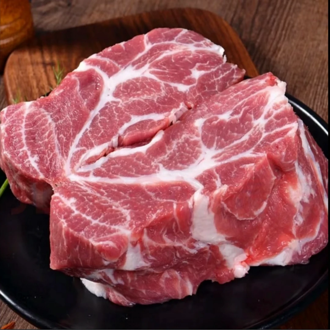 W【精品梅花肉】拍3斤送2斤散养土猪梅花肉雪花肉鲜嫩散养冷链发货
