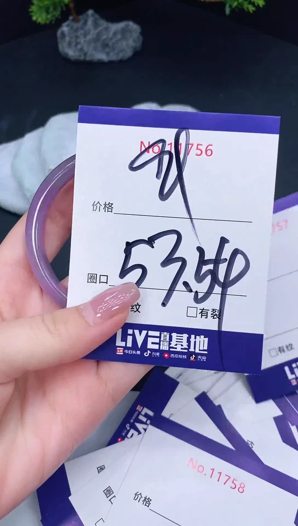 未镶嵌手镯翡翠11756