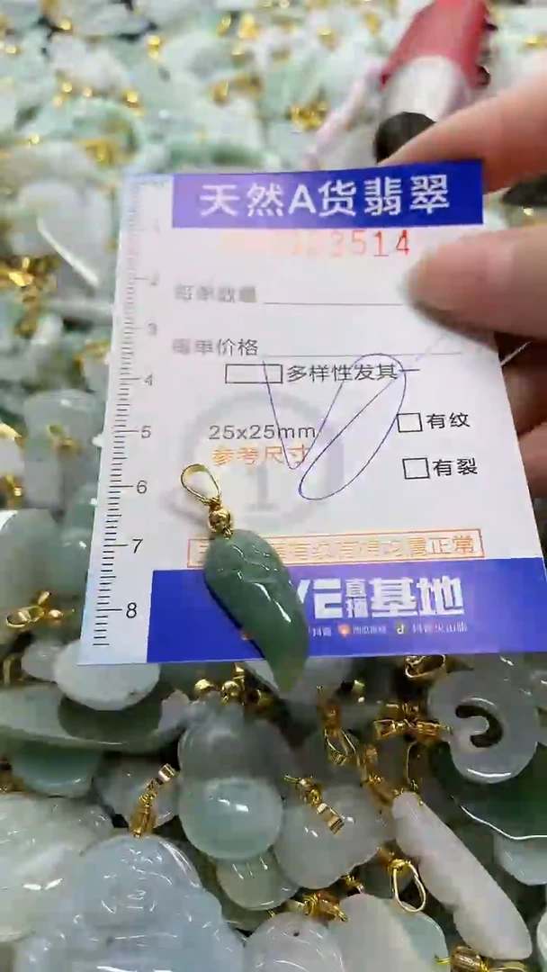 颈饰未镶嵌翡翠天然A货翡翠