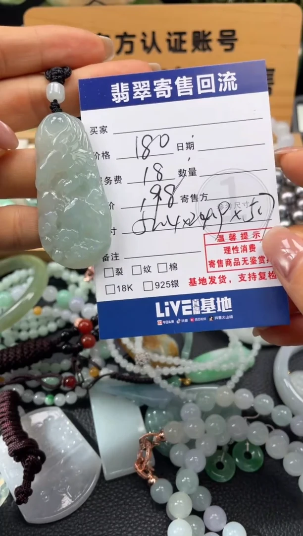 颈饰未镶嵌翡翠10150957