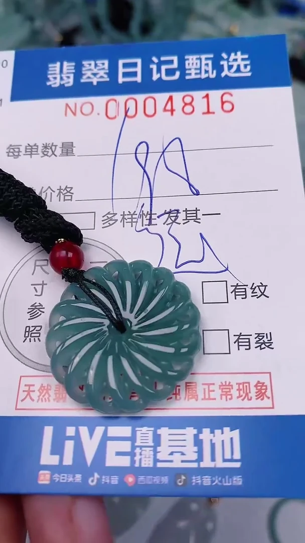 【闪购商品】翡翠颈饰未镶嵌00004816