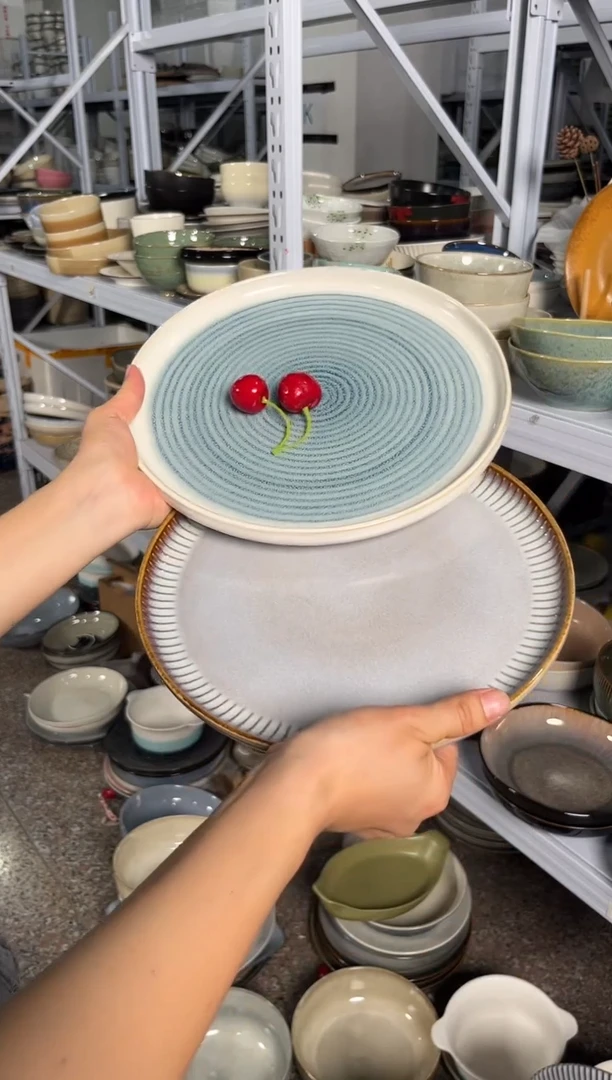 陶瓷外贸尾货瑕疵满20包邮X2 大盘组合