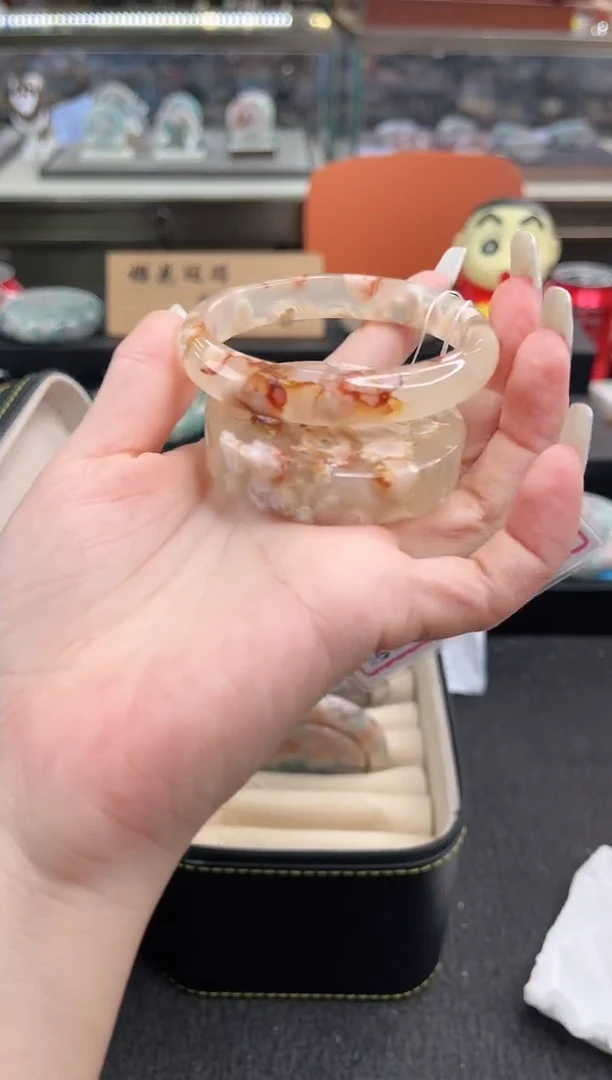 未镶嵌手镯石英质玉56圈口（赠品镯心）S986620