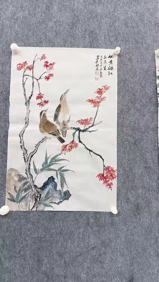 国画刘玉玺2.7平尺国画作品
