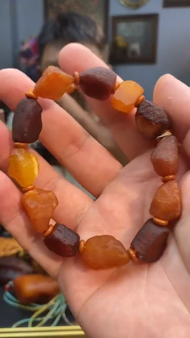 手串琥珀未镶嵌手串