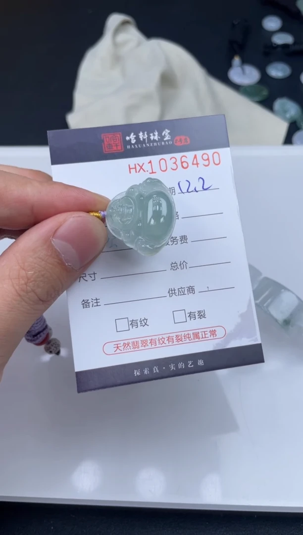 吊坠(不含链)未镶嵌翡翠哈轩  挂件1