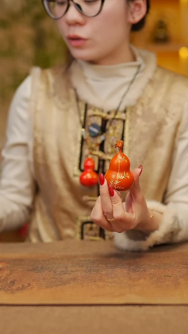 【闪购商品】288宴禾堂天然漆艺小葫芦--58