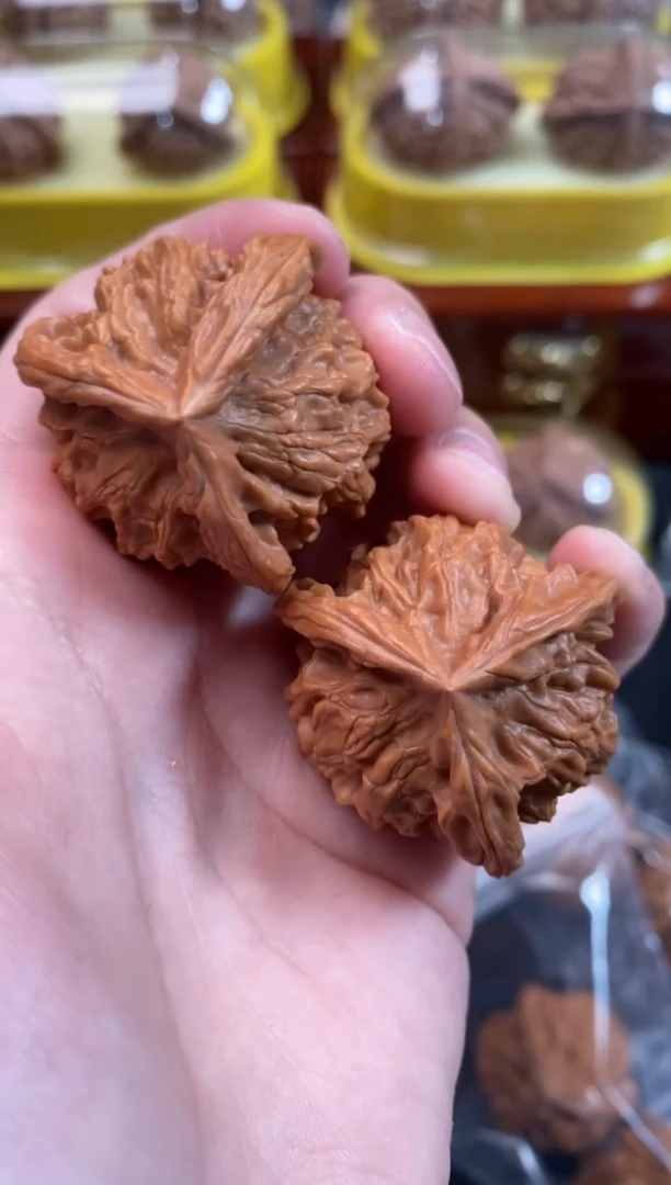 把件文玩核桃盘山三棱36尺s558