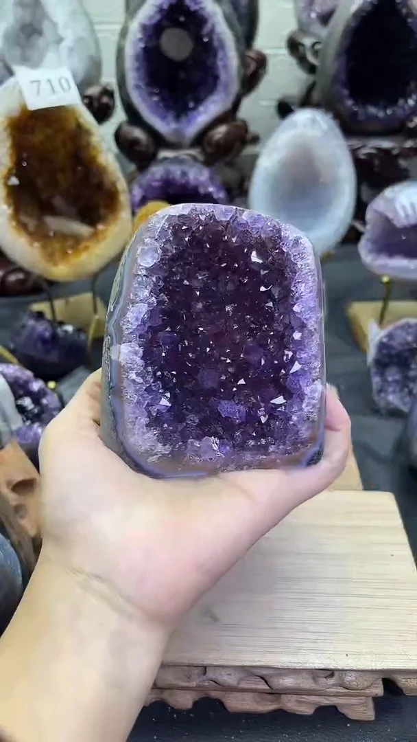 未镶嵌大型摆件（非配饰）紫晶60号摆件