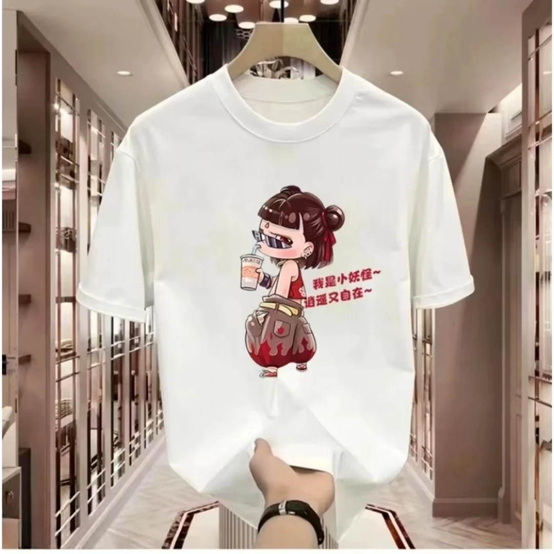 Y夏季圆领短袖出街T恤上时尚半袖潮流高品质休闲百搭