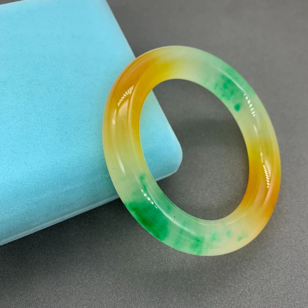 瑞福珠宝 手工镶嵌 百搭经典款手镯 Q746