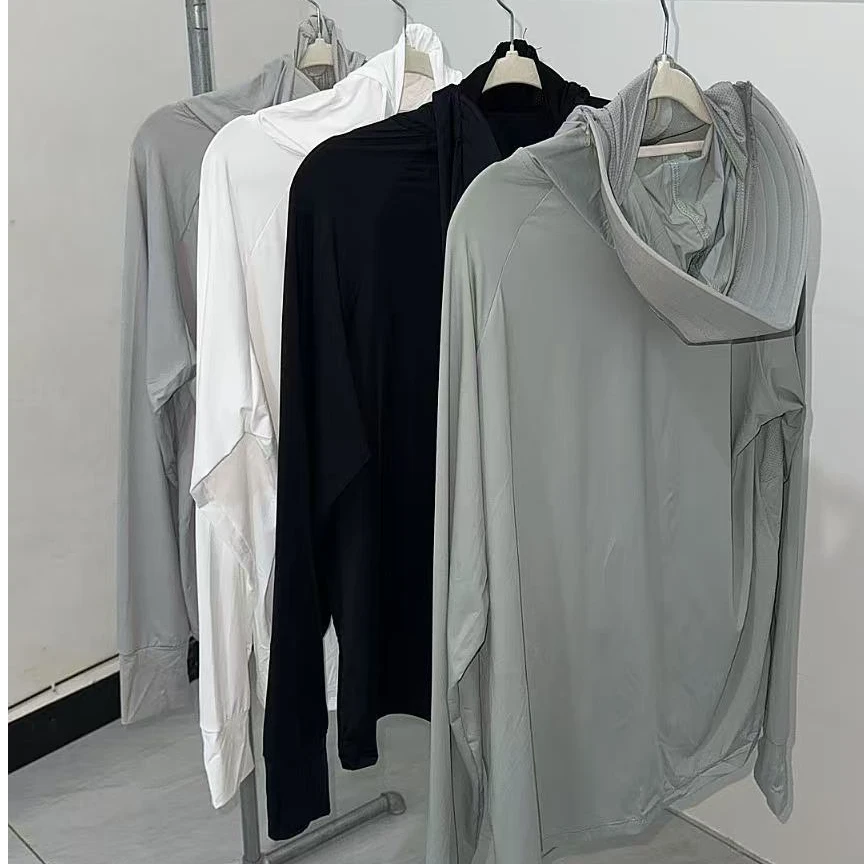 丹丹  大码防晒衣防晒指数50+瑜伽运动户外长袖夏季透气连帽薄款